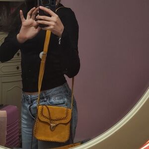 Stylish Yellow Crossbody Bag
